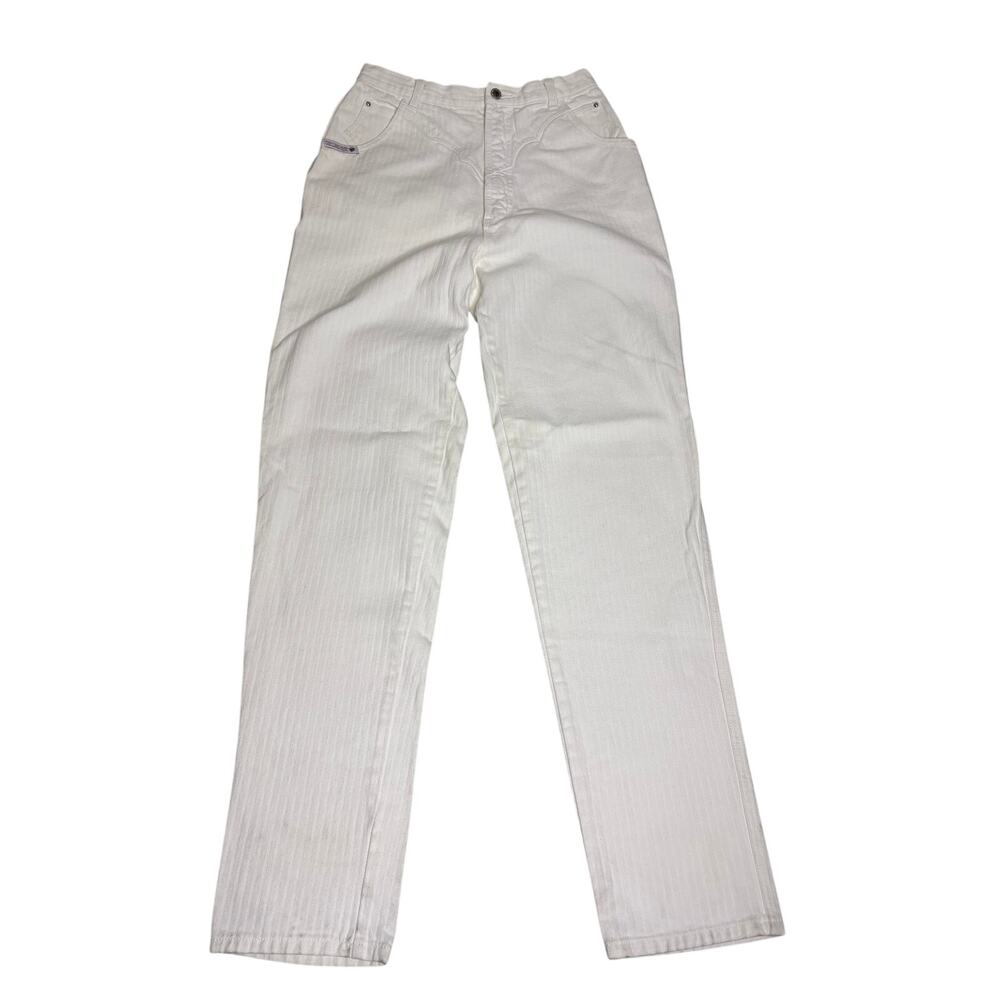 Vintage Cimarron White Herringbone Jeans 13/31
